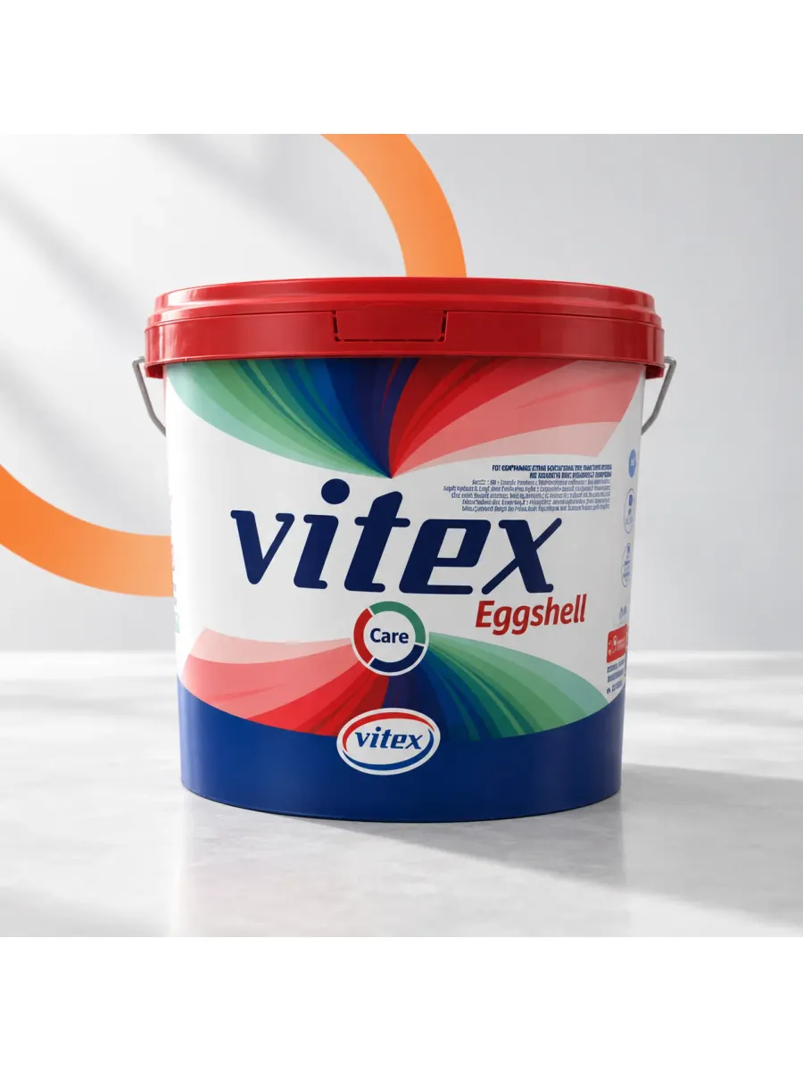 Интерьерная водно-дисперсионная эмульсионная краска Vitex Care Eggshell, бархатисто-матовая