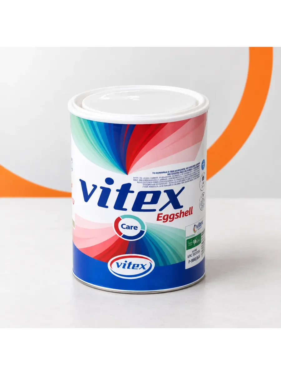 Интерьерная водно-дисперсионная эмульсионная краска Vitex Care Eggshell, бархатисто-матовая
