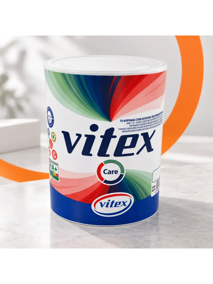 Интерьерная водно-дисперсионная эмульсионная краска Vitex Care, матовая
